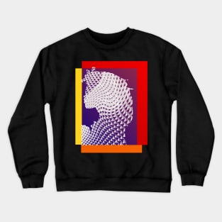 the woman's between strength and love Crewneck Sweatshirt